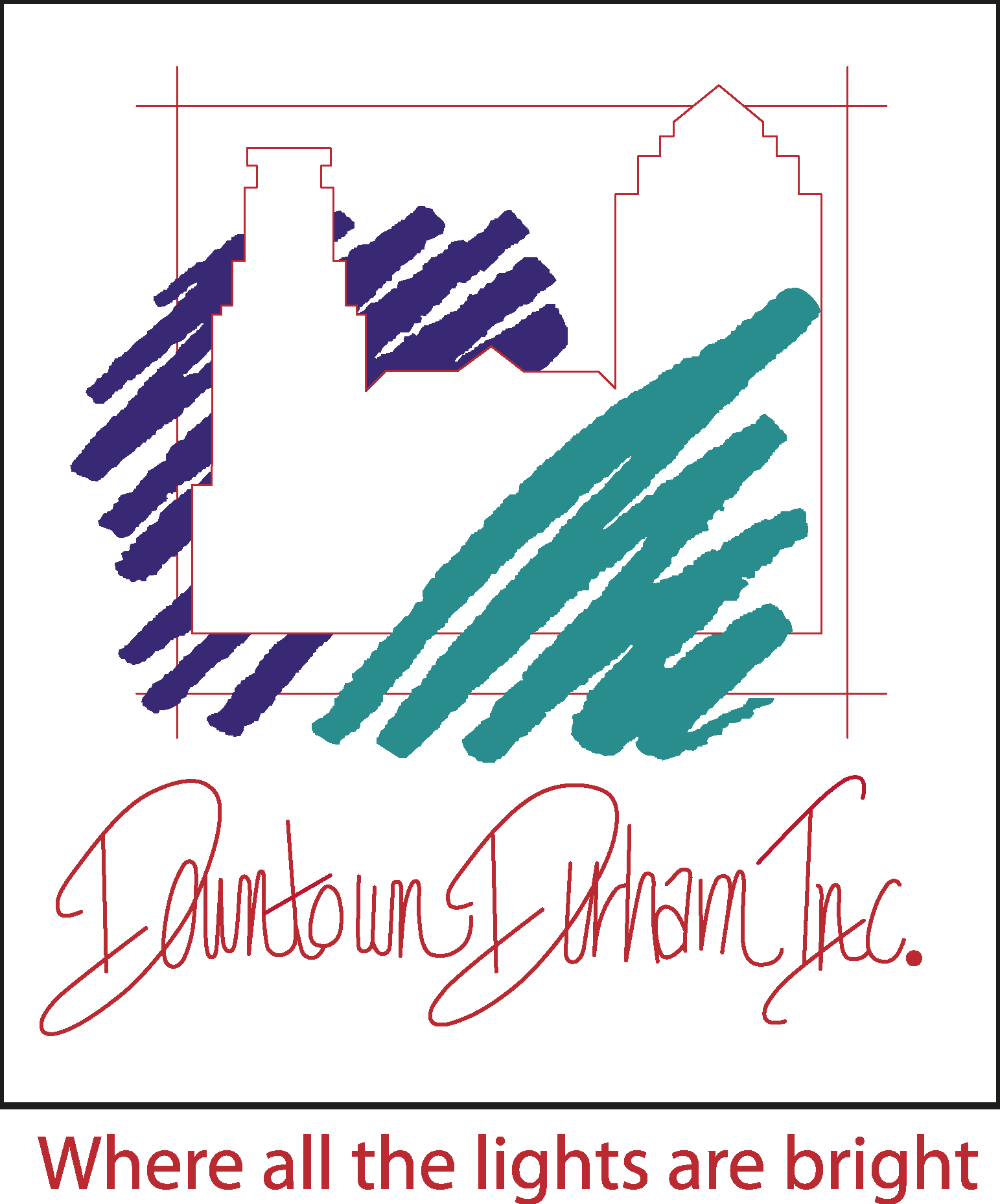 Downtown Durham Logo Vector Logo